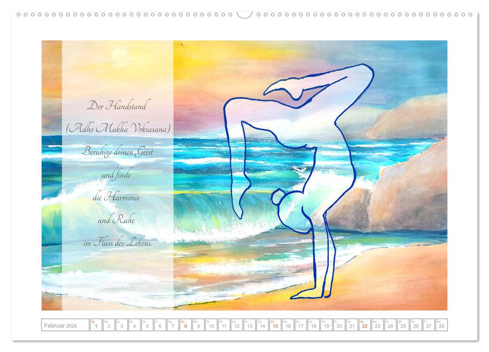 Yoga Elementarkräfte - Yoga Asanas zu den vier Elementen (CALVENDO Wandkalender 2026)