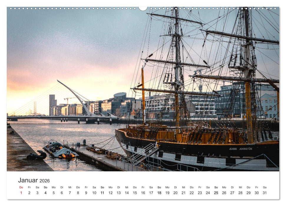 Dublin - Irlands beeindruckende Hauptstadt. (CALVENDO Wandkalender 2026)