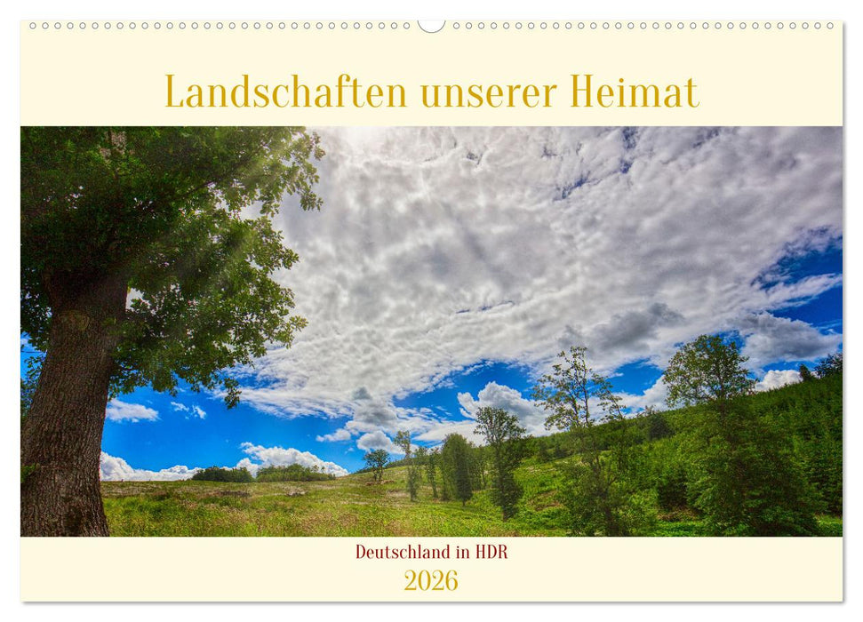Landschaften unserer Heimat (CALVENDO Wandkalender 2026)