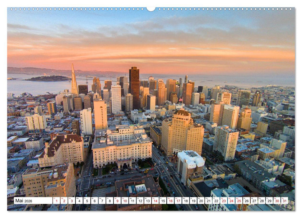 Skylines der schönsten Metropolen weltweit (CALVENDO Wandkalender 2026)