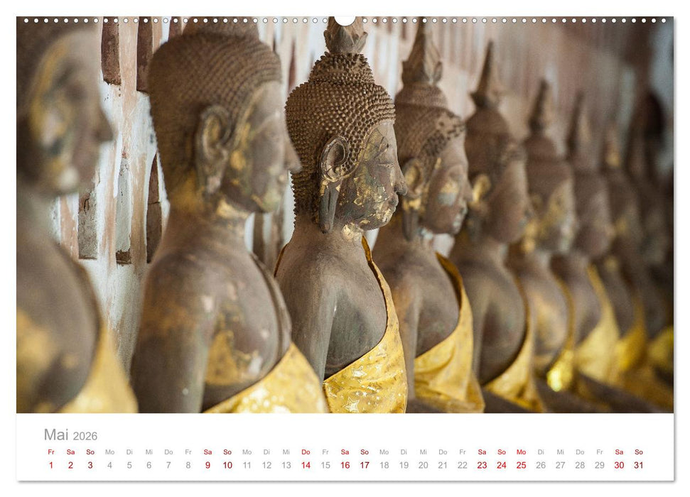 BUDDHA - Im Reich der Achtsamkeit (CALVENDO Wandkalender 2026)