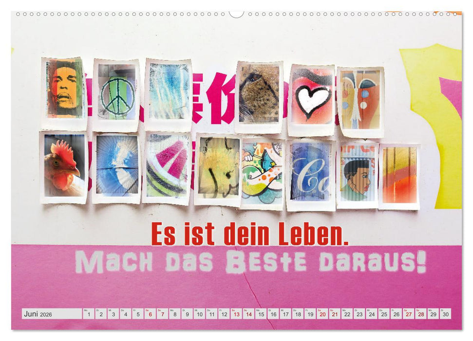 Stop dreaming start doing - Hör auf zu träumen und mach es einfach (CALVENDO Wandkalender 2026)