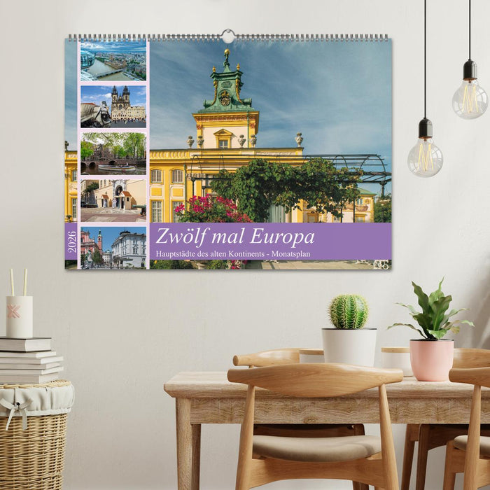 Zwölf mal Europa (CALVENDO Wandkalender 2026)