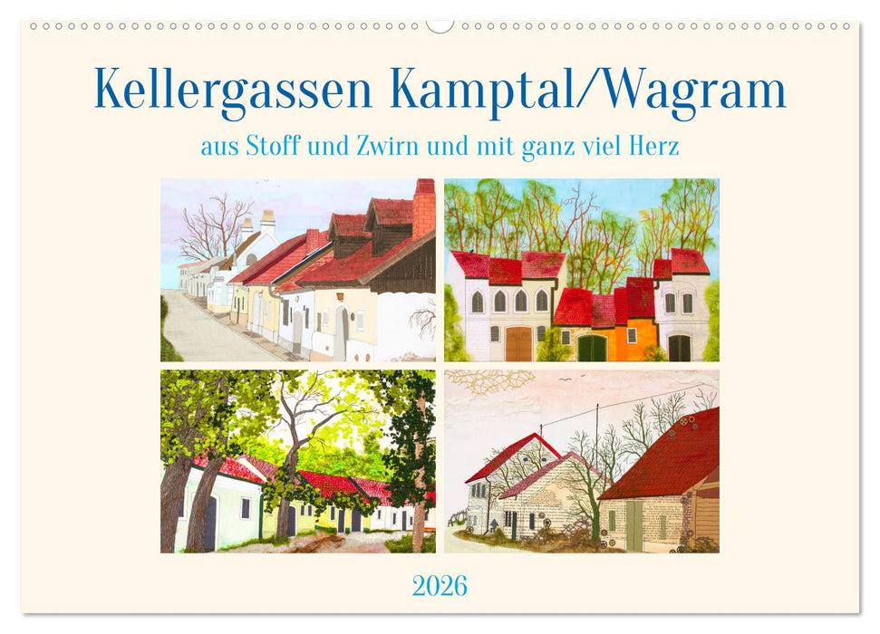 Wagramer Kellergassen (CALVENDO Wandkalender 2026)