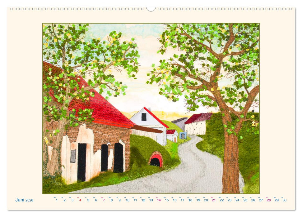 Wagramer Kellergassen (CALVENDO Wandkalender 2026)