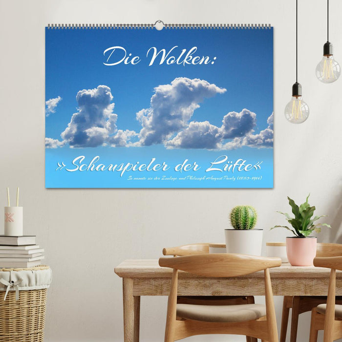 Die Wolken: "Schauspieler der Lüfte" (CALVENDO Wandkalender 2026)