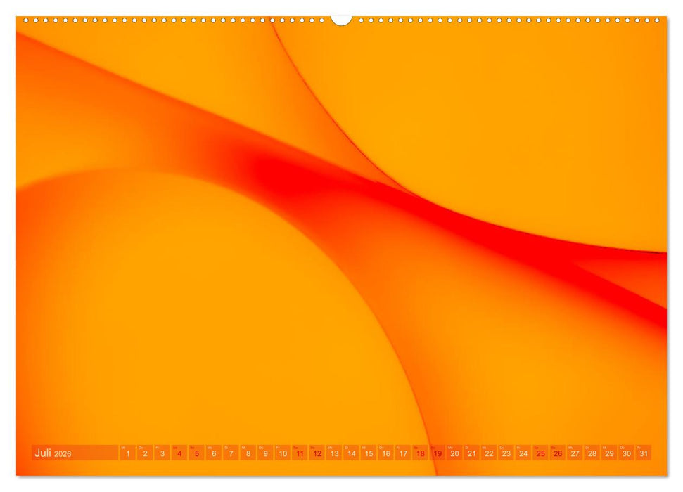 Formen und Farben - Abstrakte Makrofotografie (CALVENDO Premium Wandkalender 2026)