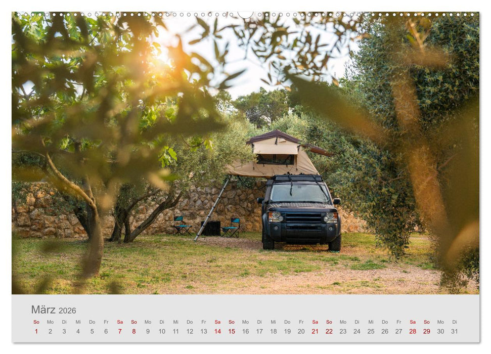 Abenteuer Camping in Kroatien (CALVENDO Wandkalender 2026)