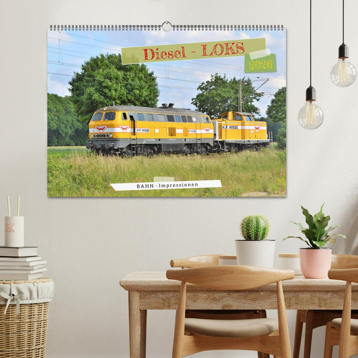 Diesel-Loks (CALVENDO Wandkalender 2026)