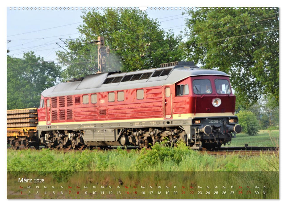 Diesel-Loks (CALVENDO Wandkalender 2026)