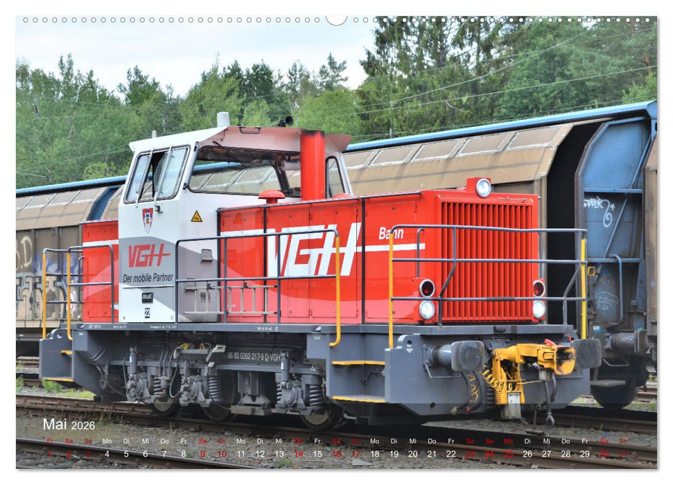 Diesel-Loks (CALVENDO Wandkalender 2026)