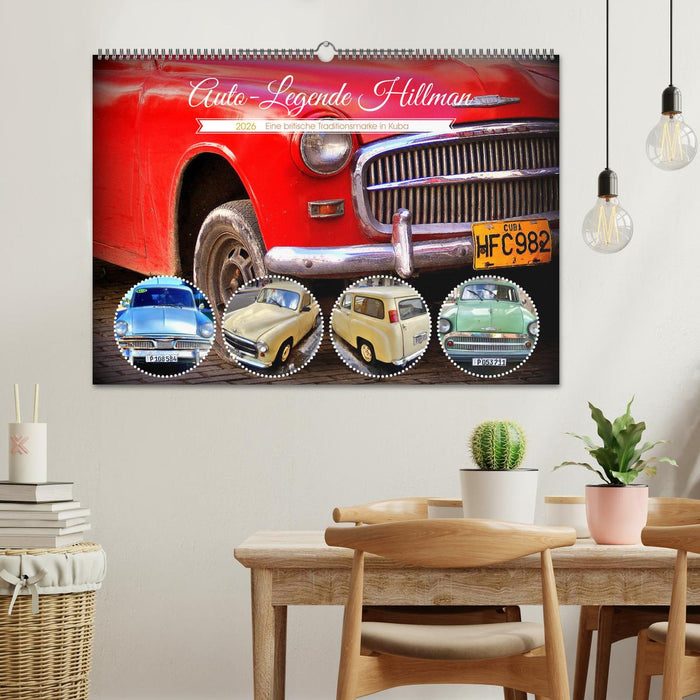 Auto-Legende Hillman - Eine britische Traditionsmarke in Kuba (CALVENDO Wandkalender 2026)