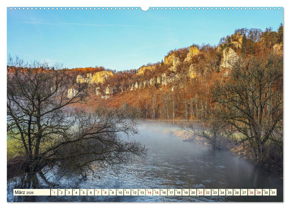 Naturpark Obere Donau (CALVENDO Wandkalender 2026)