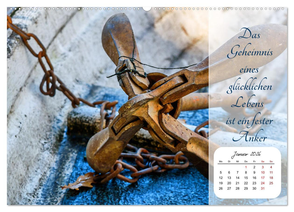 Mein Anker - Ein Jahr voller Halt (CALVENDO Premium Wandkalender 2026)