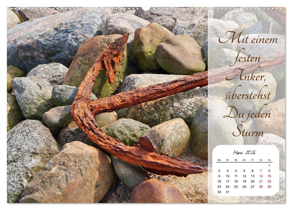 Mein Anker - Ein Jahr voller Halt (CALVENDO Premium Wandkalender 2026)