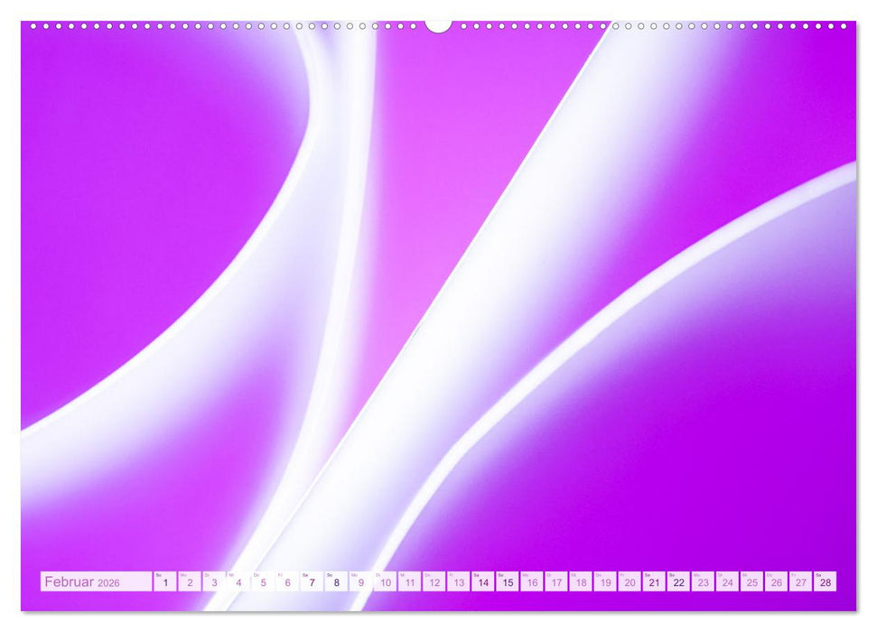 Formen und Farben - Abstrakte Makrofotografie (CALVENDO Wandkalender 2026)