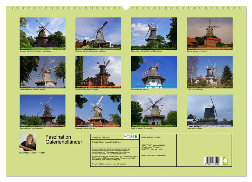 Faszination Galerieholländer (CALVENDO Wandkalender 2026)