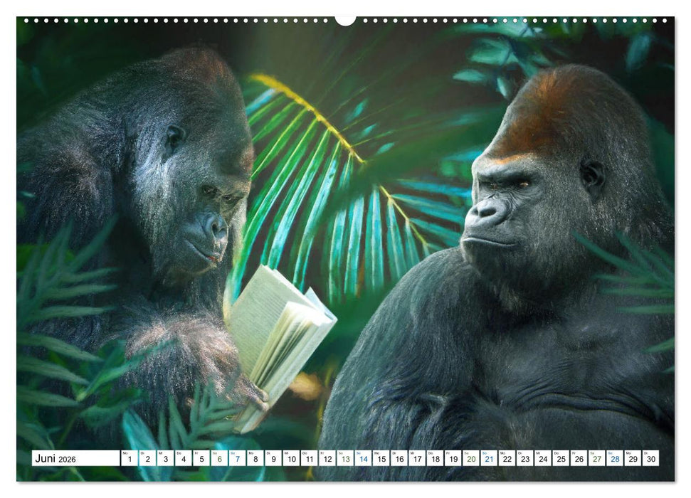 Humor im Dschungel (CALVENDO Wandkalender 2026)