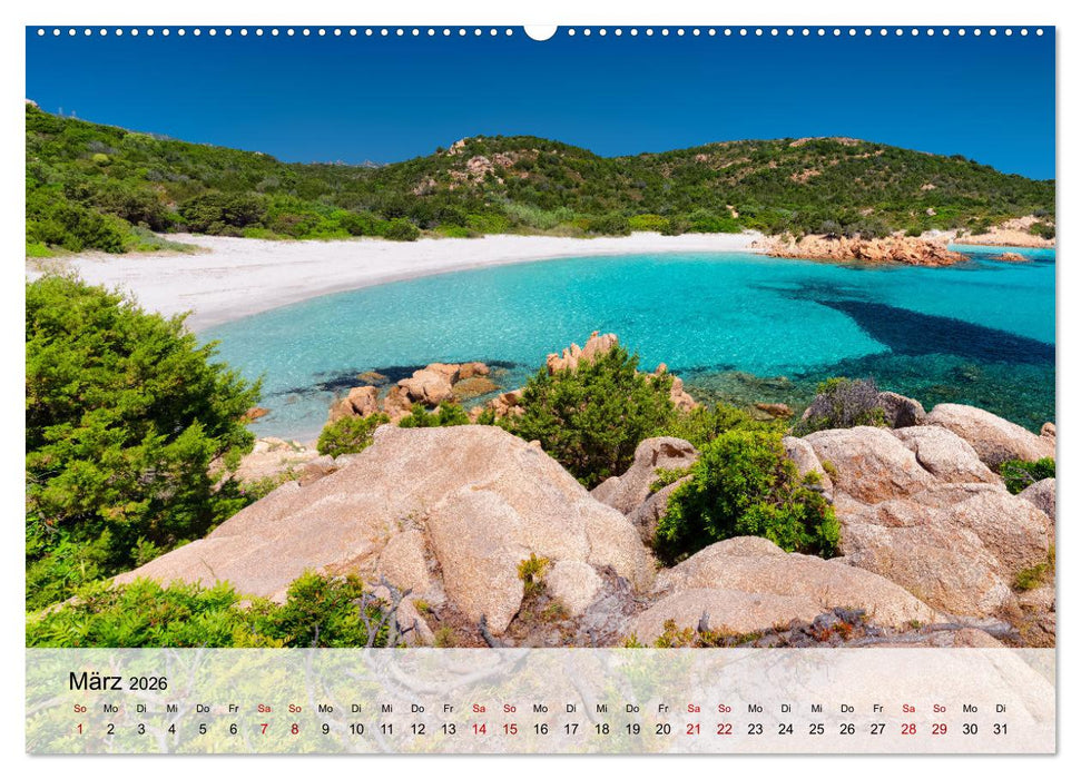 Wunderbares Sardinien (CALVENDO Wandkalender 2026)