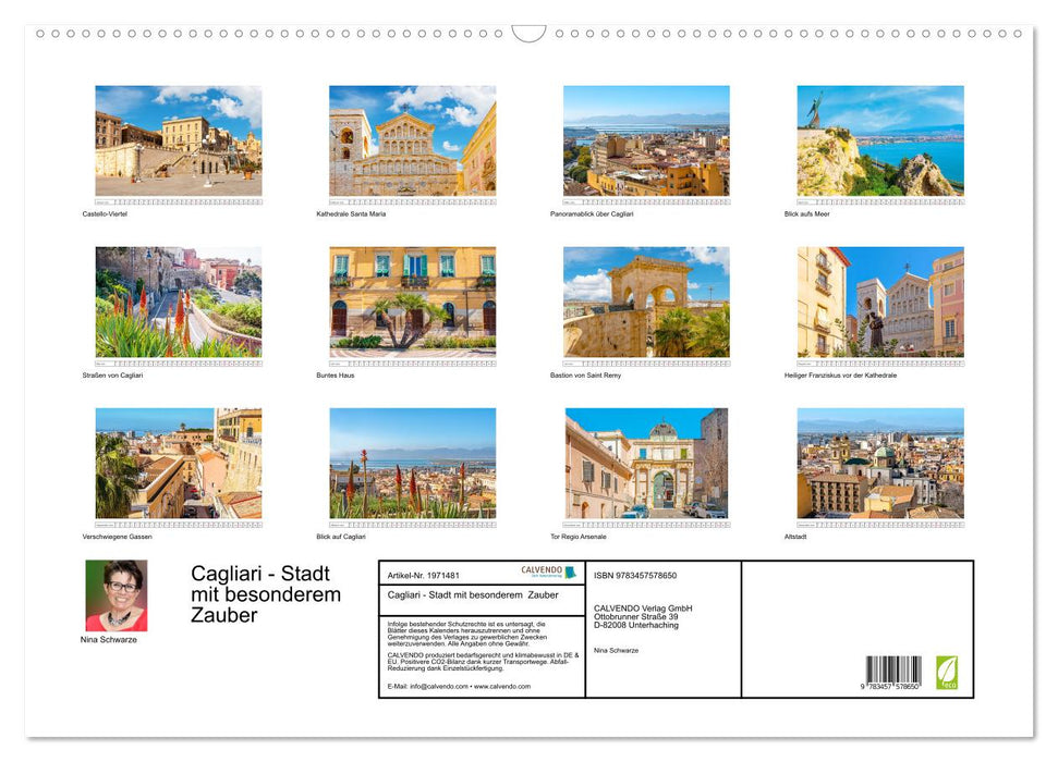 Cagliari - Stadt mit besonderem Zauber (CALVENDO Wandkalender 2026)
