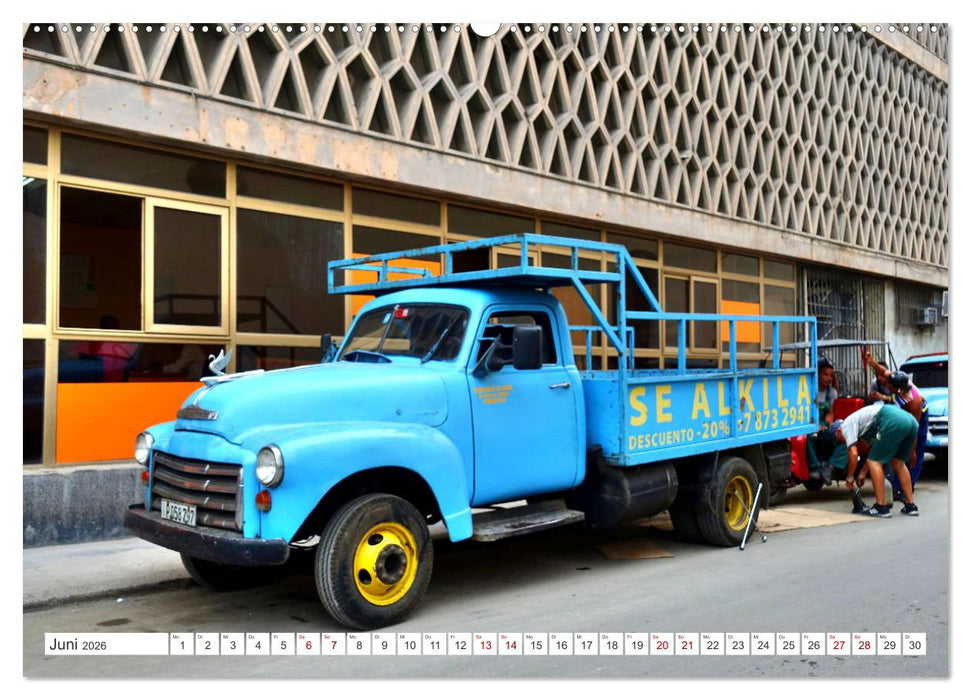CHEVY POWER - Amerikanische Pickup Trucks in Kuba (CALVENDO Wandkalender 2026)