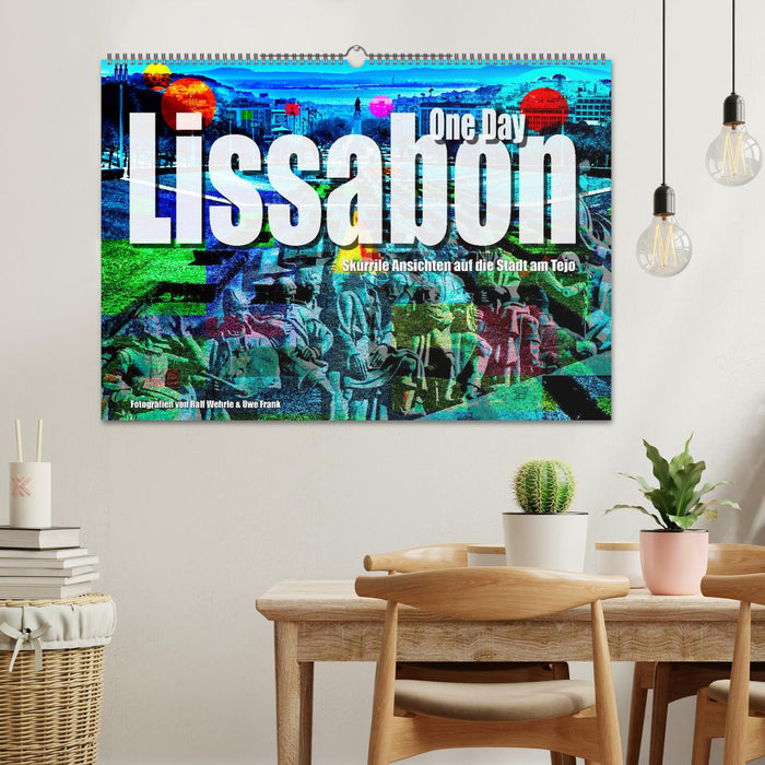 Lissabon One Day (CALVENDO Wandkalender 2026)