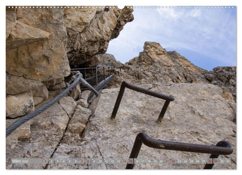 Via Ferratas - Klettersteige (CALVENDO Wandkalender 2026)