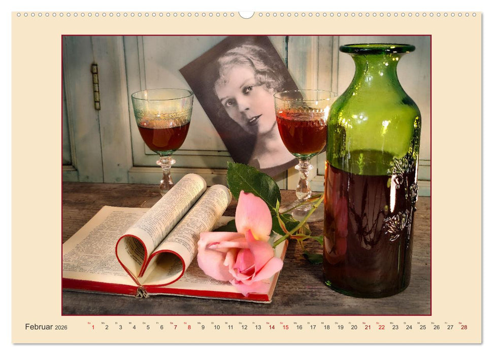 Im Café Nostalgie (CALVENDO Wandkalender 2026)