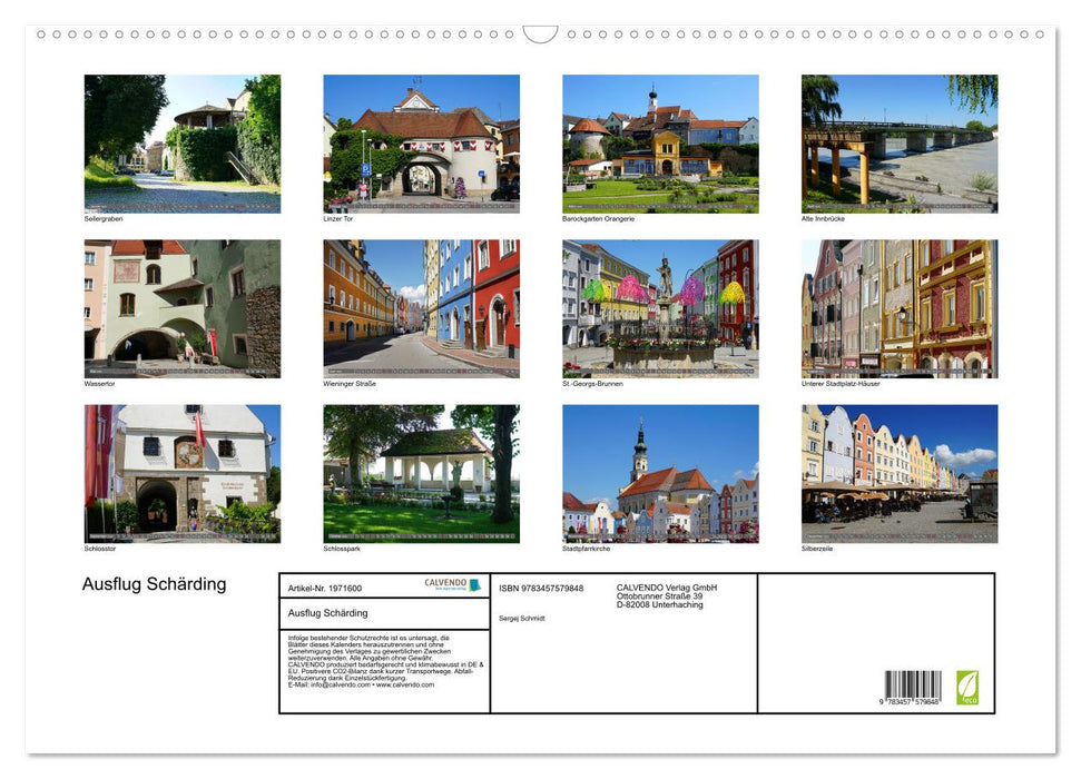 Ausflug Schärding (CALVENDO Wandkalender 2026)