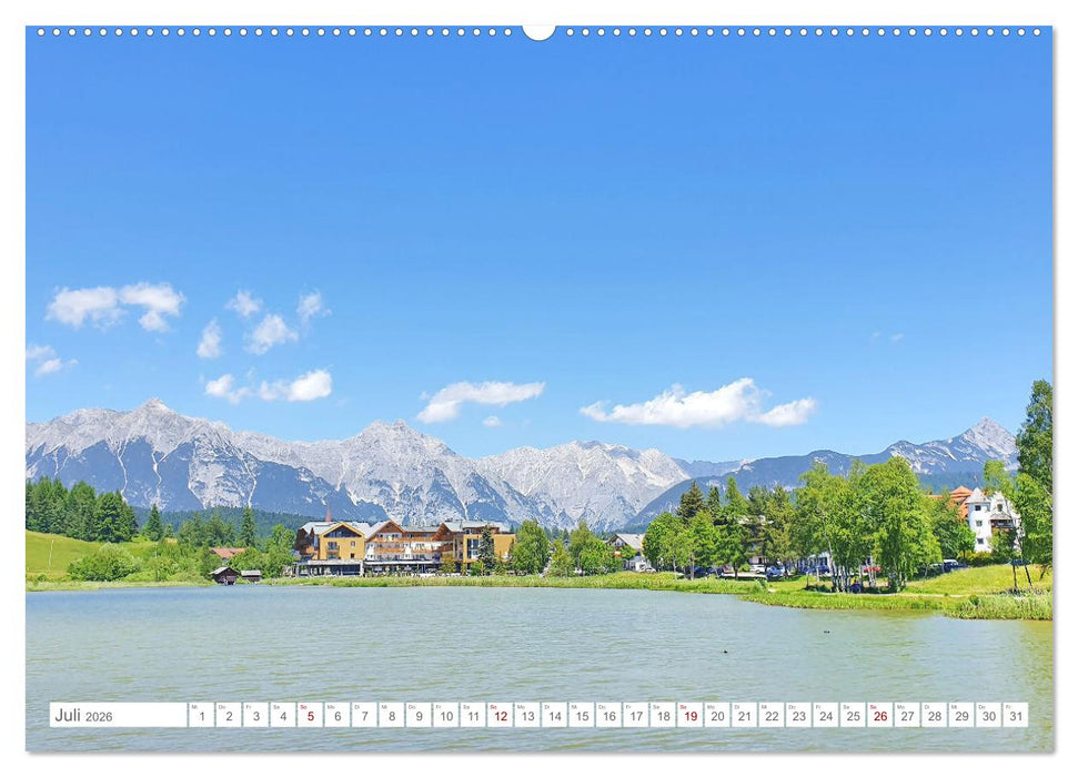 Malerisches Seefeld in Tirol (CALVENDO Premium Wandkalender 2026)