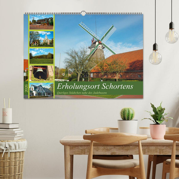 Erholungsort Schortens (CALVENDO Wandkalender 2026)