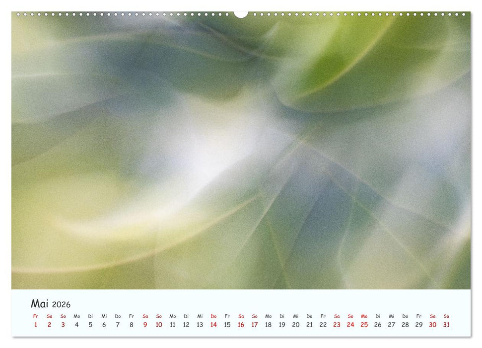 Farbgrafik - Die Schönheit der abstrakten Fotografie (CALVENDO Wandkalender 2026)