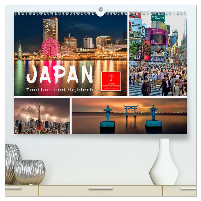 Japan - Tradition und Hightech (CALVENDO Premium Wandkalender 2026)