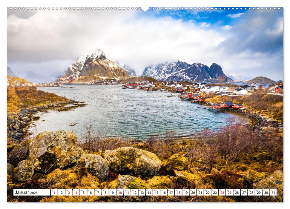 Lofoten - Eine Reise durch Nordnorwegen (CALVENDO Wandkalender 2026)