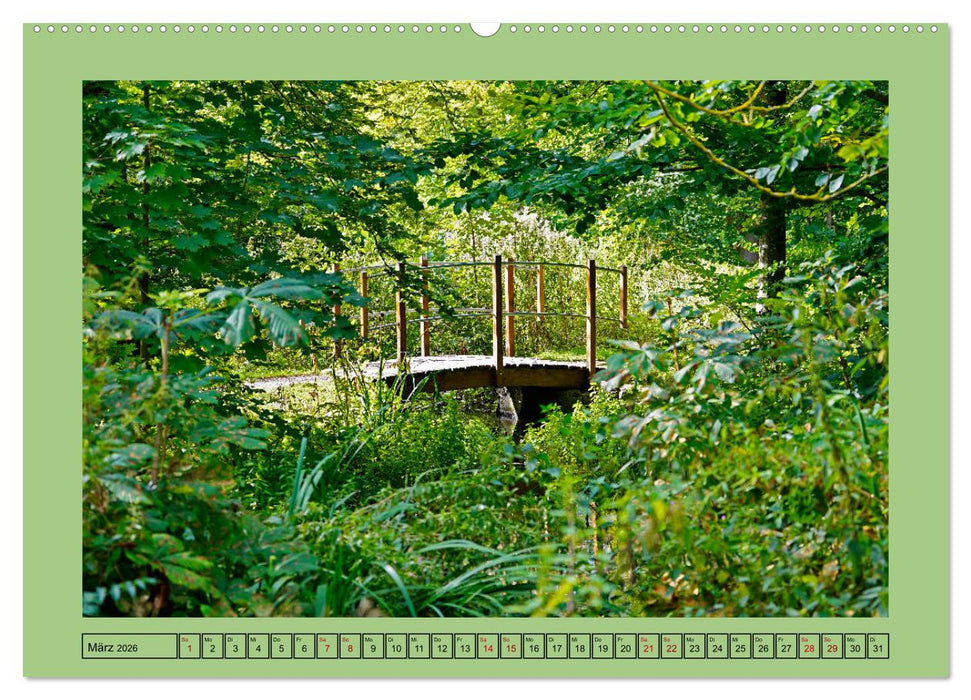 Faszination Stadtpark Odense (CALVENDO Wandkalender 2026)