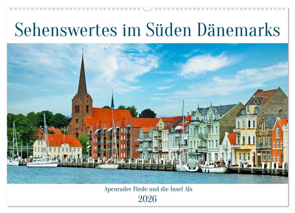 Sehenswertes im Süden Dänemarks (CALVENDO Wandkalender 2026)