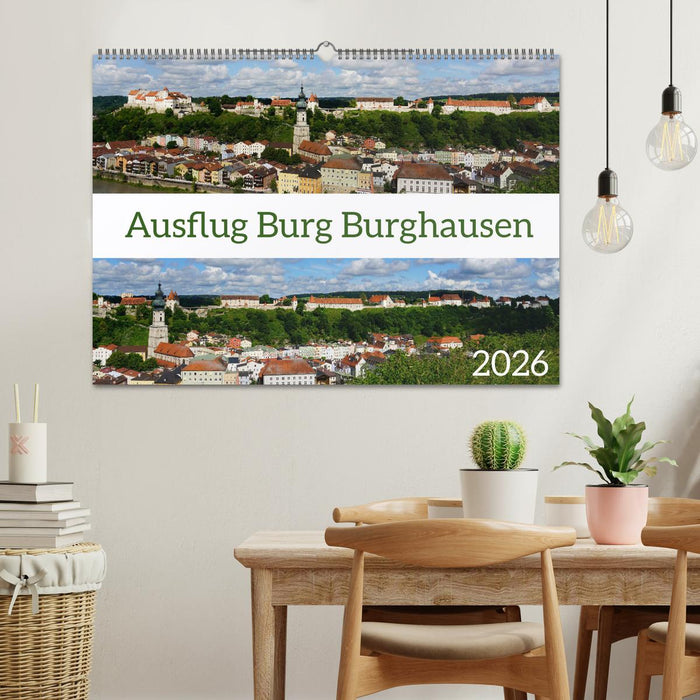 Ausflug Burg Burghausen (CALVENDO Wandkalender 2026)