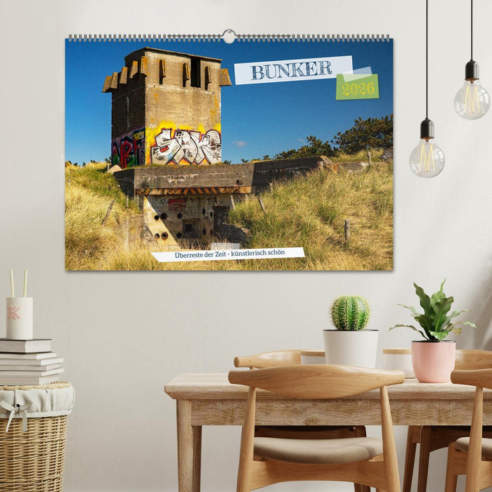 Bunker Überreste der Zeit - Künstlerisch schön (CALVENDO Wandkalender 2026)