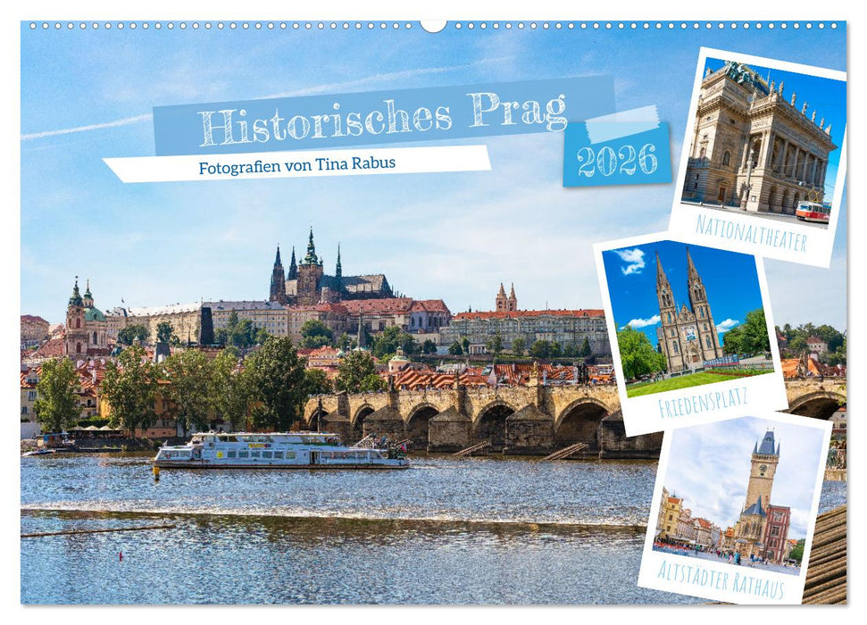 Historisches Prag (CALVENDO Wandkalender 2026)