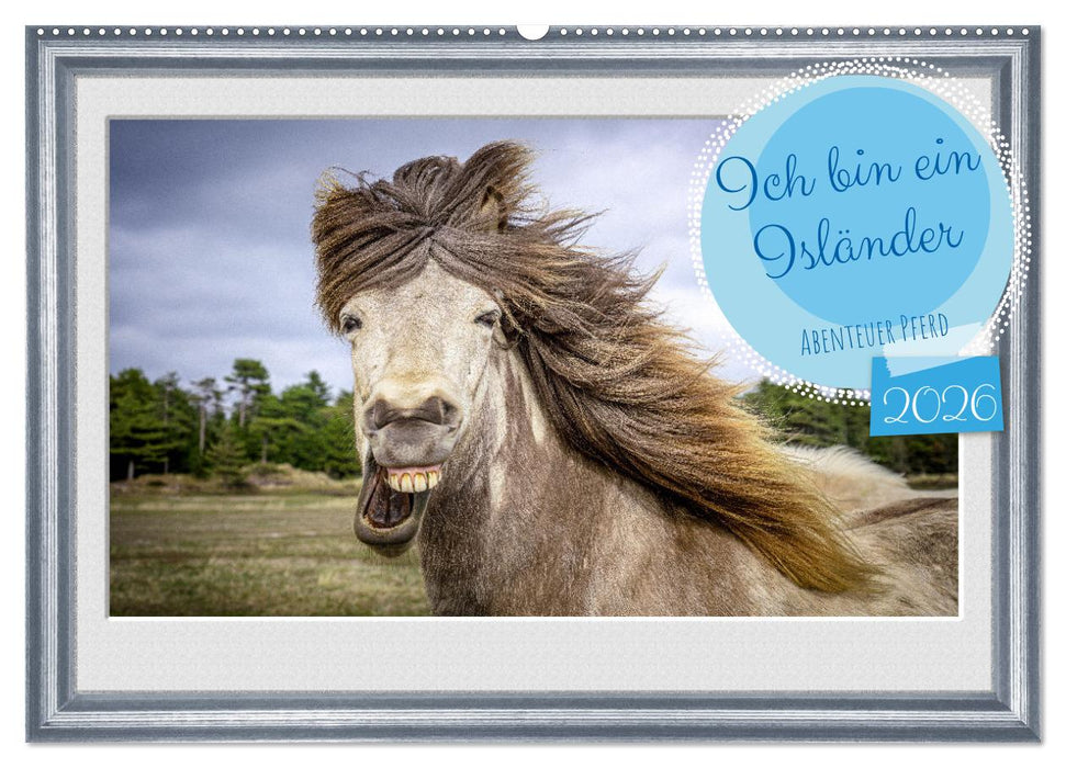 Ich bin ein Isländer (CALVENDO Wandkalender 2026)