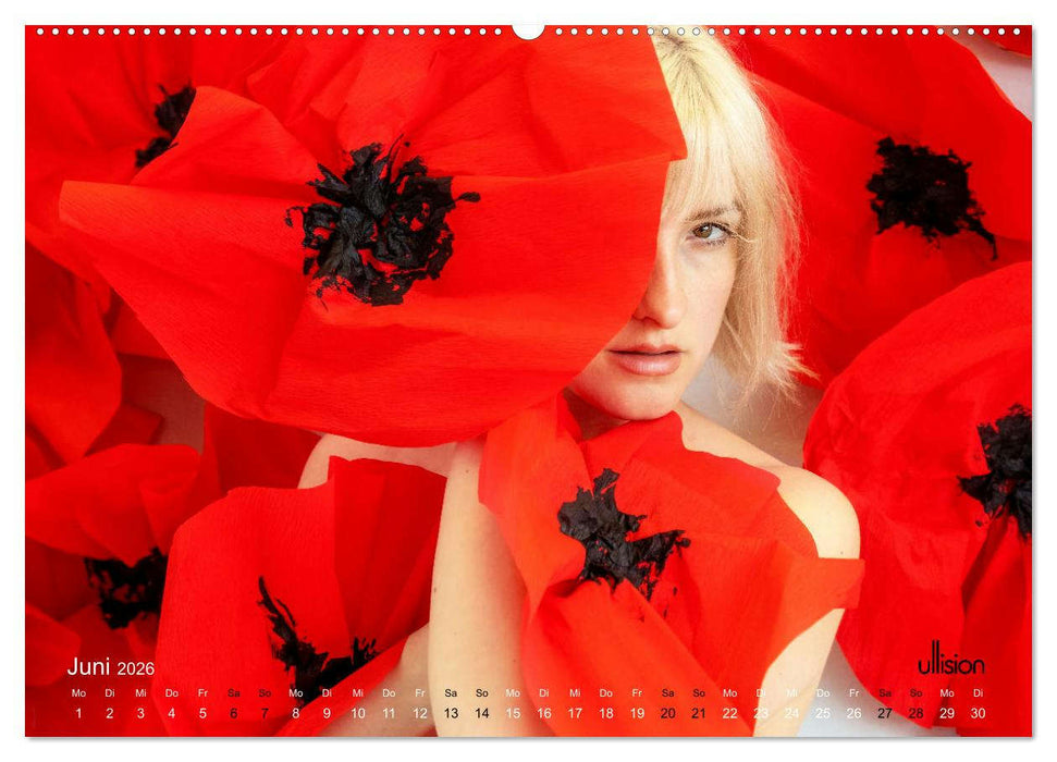 PIPPA CRASH – schwarz zu rot (CALVENDO Wandkalender 2026)