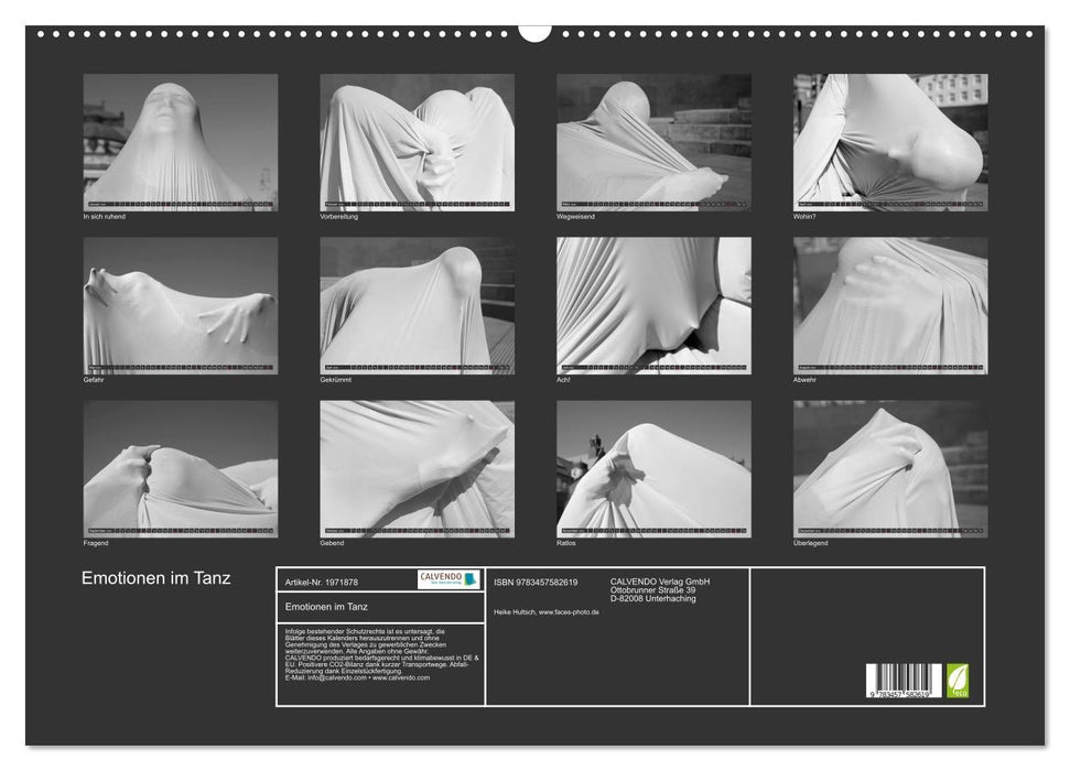 Emotionen im Tanz (CALVENDO Wandkalender 2026)