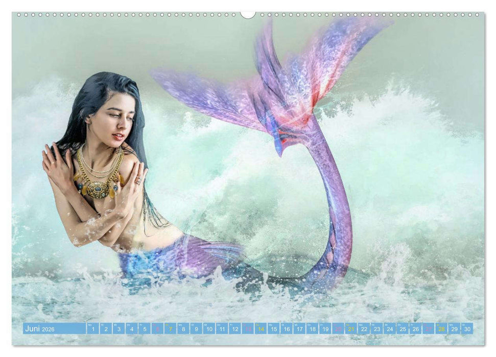 Meerjungfrauen - der Zauber lebt (CALVENDO Wandkalender 2026)