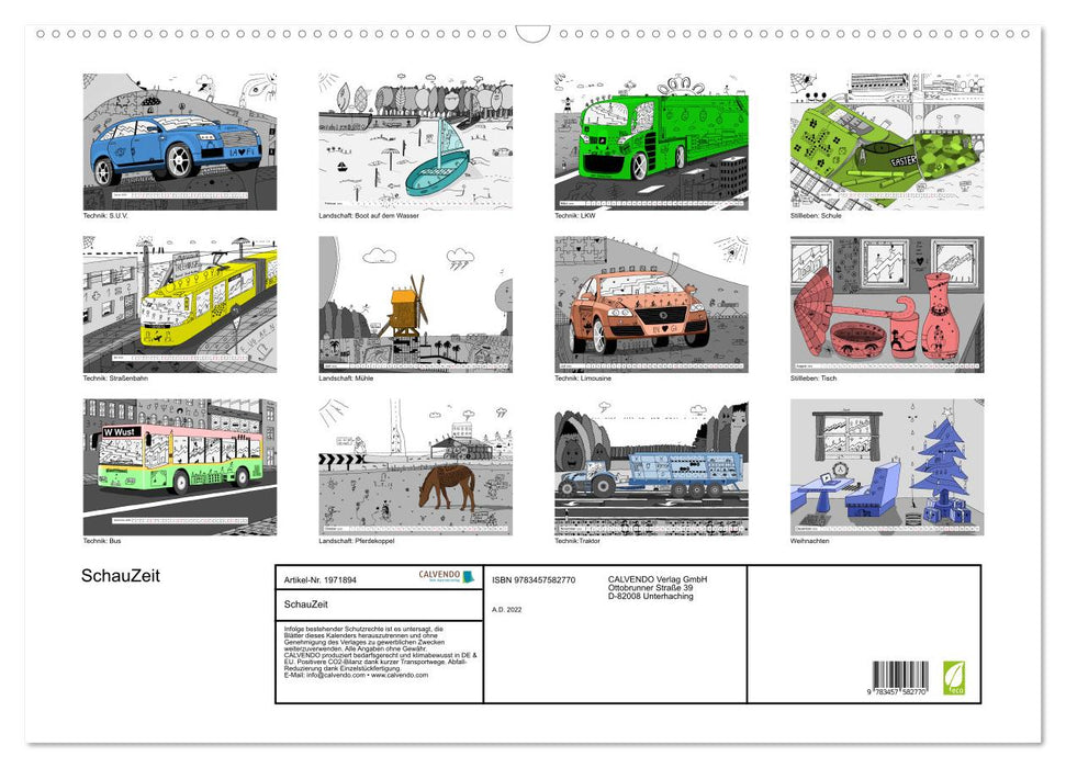 SchauZeit (CALVENDO Wandkalender 2026)