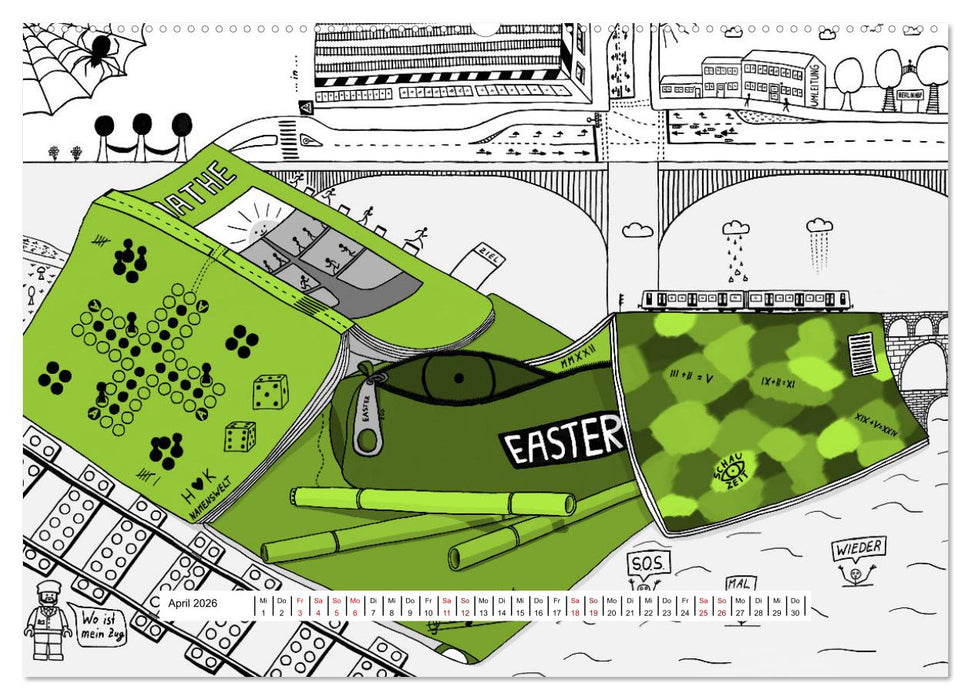 SchauZeit (CALVENDO Wandkalender 2026)