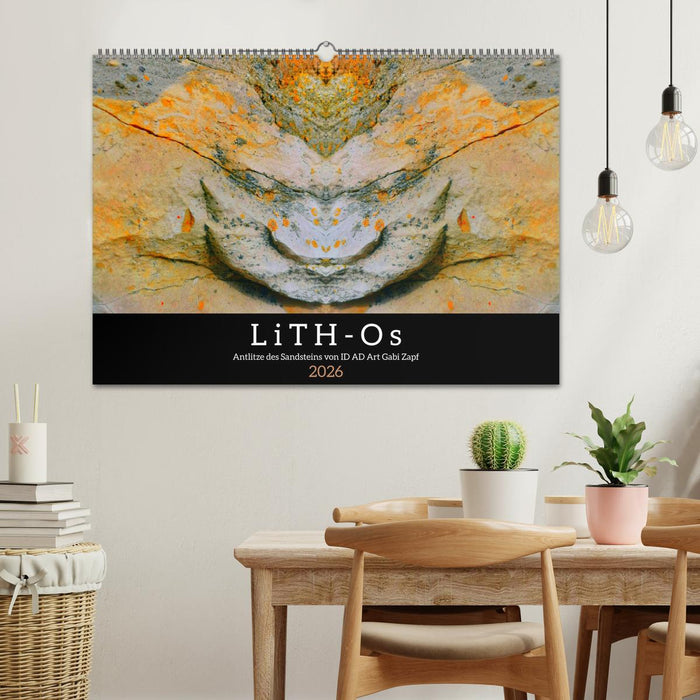LiTH-Os Antlitze des Sandsteins von ID AD Art Gabi Zapf (CALVENDO Wandkalender 2026)
