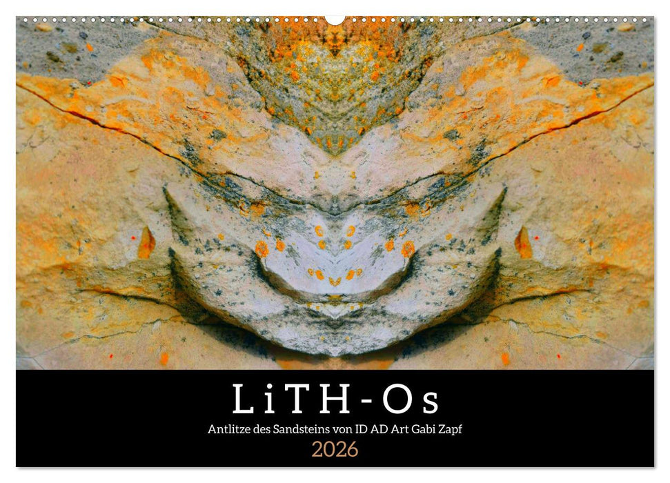 LiTH-Os Antlitze des Sandsteins von ID AD Art Gabi Zapf (CALVENDO Wandkalender 2026)