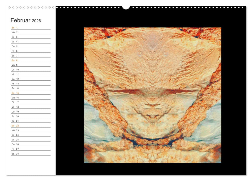 LiTH-Os Antlitze des Sandsteins von ID AD Art Gabi Zapf (CALVENDO Wandkalender 2026)