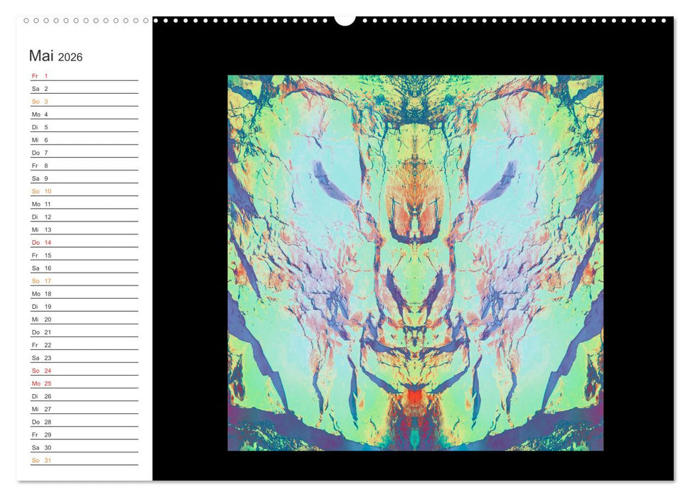 LiTH-Os Antlitze des Sandsteins von ID AD Art Gabi Zapf (CALVENDO Wandkalender 2026)