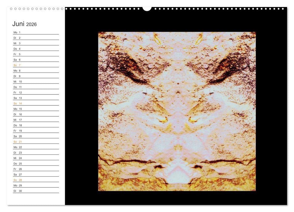 LiTH-Os Antlitze des Sandsteins von ID AD Art Gabi Zapf (CALVENDO Wandkalender 2026)